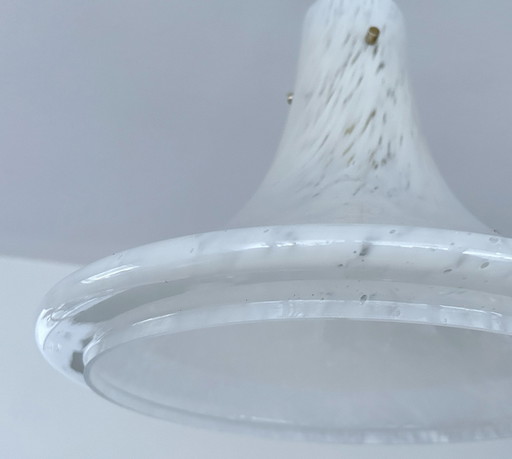 Vintage Limburgse Glazen Hanglamp