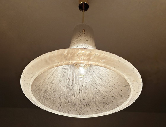 Image 1 of Vintage Limburgse Glazen Hanglamp