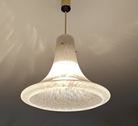 Image 1 of Vintage Limburgse Glazen Hanglamp