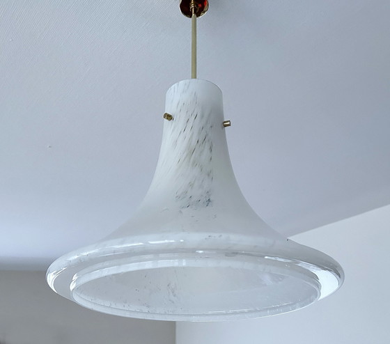 Image 1 of Vintage Limburgse Glazen Hanglamp