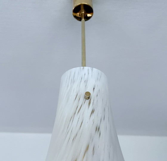 Image 1 of Vintage Limburgse Glazen Hanglamp