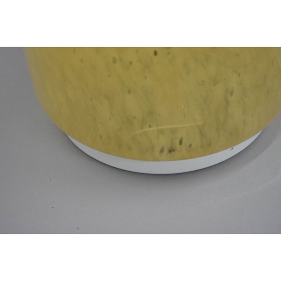 Image 1 of Vintage Space Age vloerlamp van gebobbeld glas, Tsjechoslowakije 1970