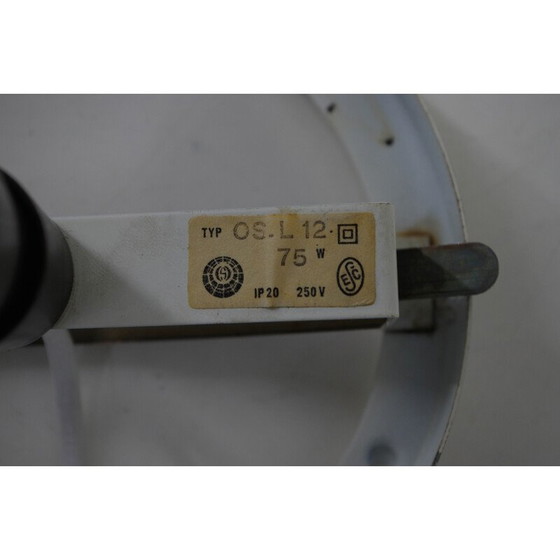 Image 1 of Vintage Space Age vloerlamp van gebobbeld glas, Tsjechoslowakije 1970