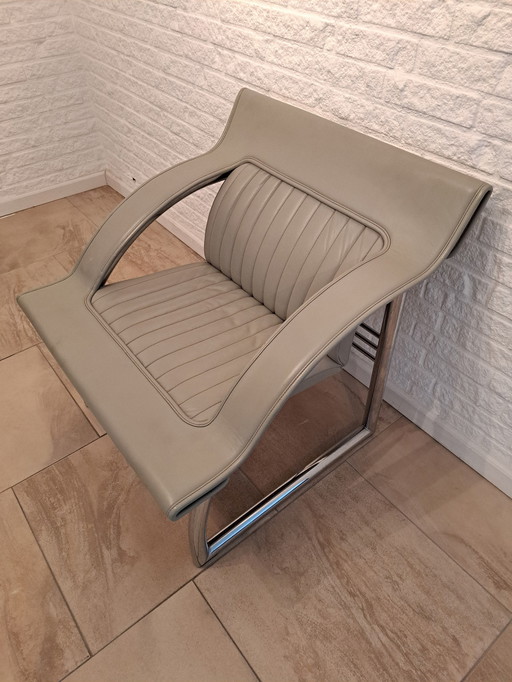 De Sede Ds 127 Loungestoel Grijs Leer