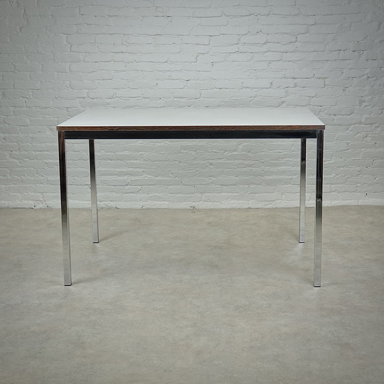 Image 1 of Modernistische Industriële Tafel of Bureau, Jaren 70