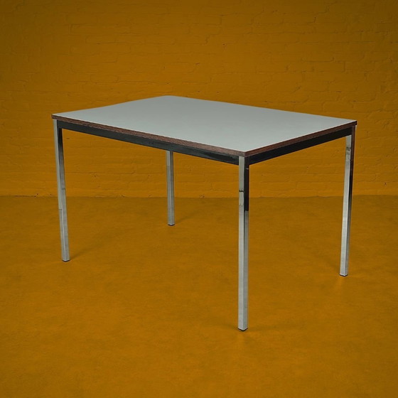 Image 1 of Modernistische Industriële Tafel of Bureau, Jaren 70
