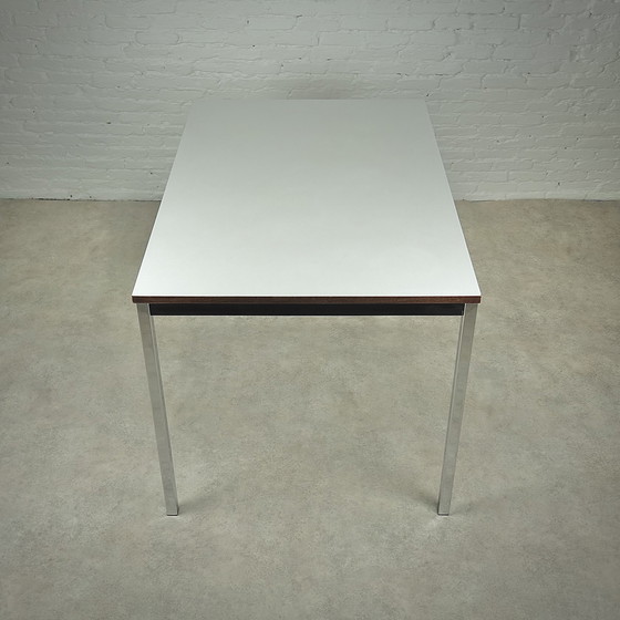 Image 1 of Modernistische Industriële Tafel of Bureau, Jaren 70