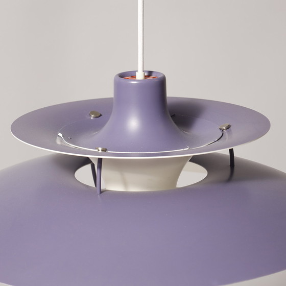 Image 1 of PH5 violette hanglamp POUL HENNINGSEN Aluminium DK