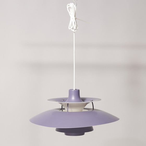 Image 1 of PH5 violette hanglamp POUL HENNINGSEN Aluminium DK