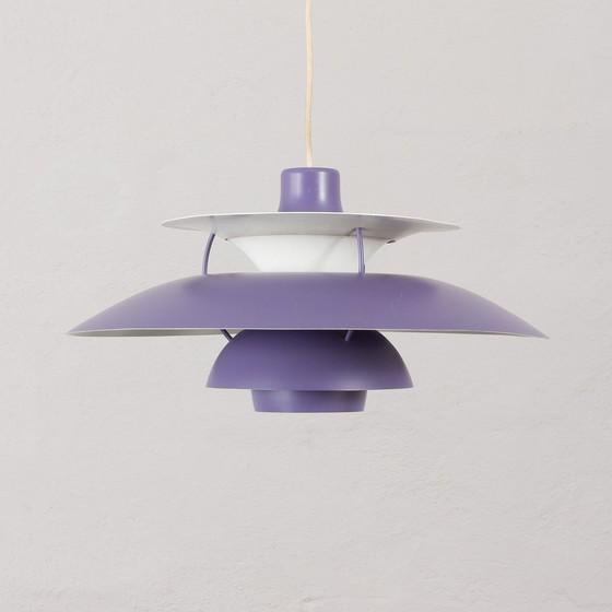 Image 1 of PH5 violette hanglamp POUL HENNINGSEN Aluminium DK