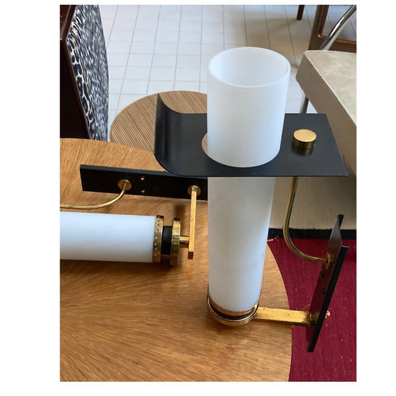 Image 1 of Paar Italiaanse Wandlampen Toegeschreven aan Stilnovo