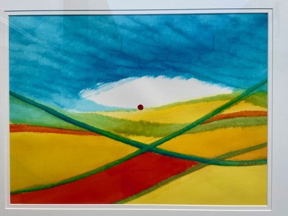 Image 1 of 'Horizon' Schilderij - Looij (1987)