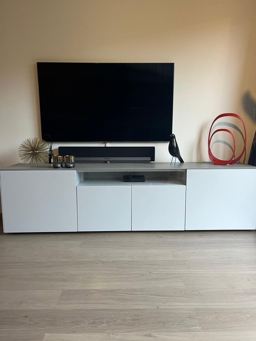 Dividi Tv Podium Met Vitrine A210-4