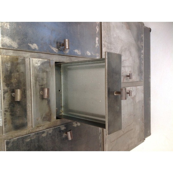 Image 1 of Vintage ijzeren ladekast, 1930