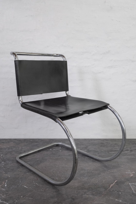 Image 1 of 6x MR10 Chairs by Ludwig Mies van der Rohe Decoene Knoll