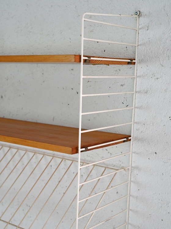 Image 1 of Vintage planken met metalen frame