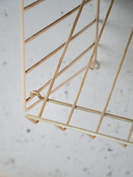 Image 1 of Vintage planken met metalen frame