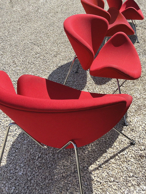 Image 1 of 4x Artifort Orange Slice fauteuil Pierre Paulin