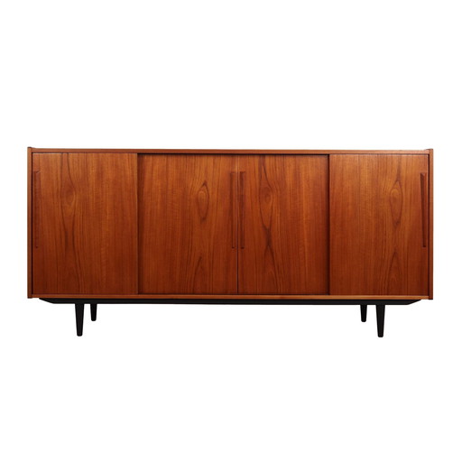 Teakhouten dressoir, Deens ontwerp, 1970S, Productie: Denemarken