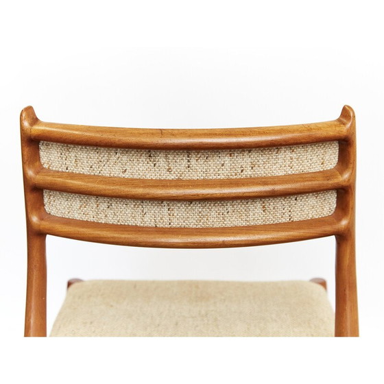 Image 1 of Set van 4 vintage No. 78 teakhouten eetkamerstoelen door Niels Otto Møller voor J.L. Møllers