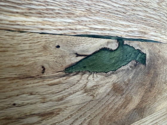 Image 1 of Eikenhouten tafel