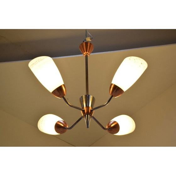 Image 1 of Mid Century Kroonluchter van Drukov 1960
