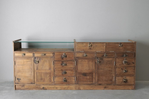 Vintage sideboard/toonbank