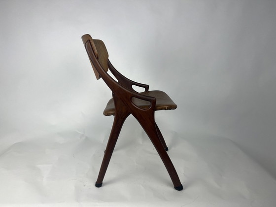 Image 1 of Eetkamerstoelen set 5x Hovman Olsen jaren 50