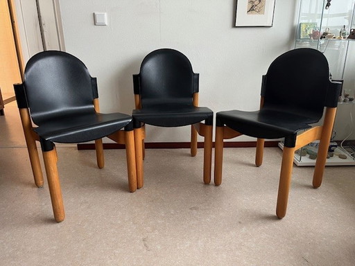 6x Thonet Flex trap stoel