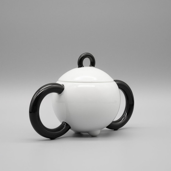 Image 1 of Matteo Thun Memphis Design Era Poppy porseleinen dekseldoos Twin-Set Arzberg Fantasia