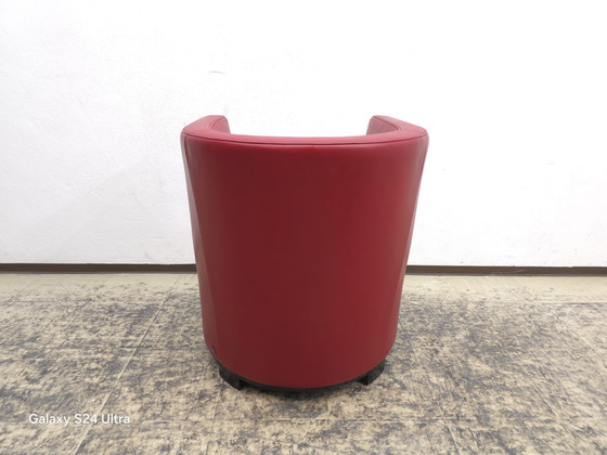 Image 1 of De Sede Fauteuil Met Kruk Design Fauteuil Stoel Leer Fauteuil