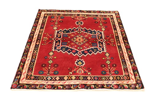 Origineel Perzisch Tapijt Nomadisch & Dorpskleed Shiraz 150 X 121 Cm Top Conditie