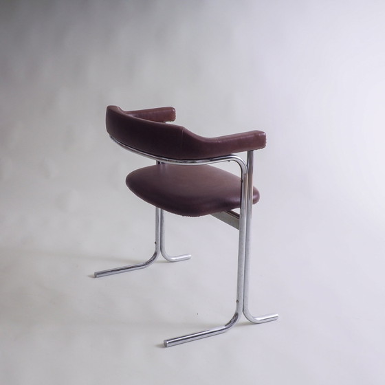 Image 1 of Vintage chromen fauteuil