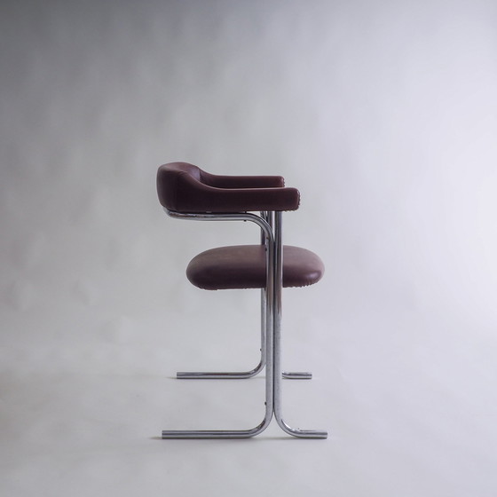 Image 1 of Vintage chromen fauteuil