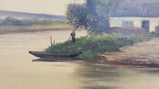 Image 1 of Schilderij Hst Gesigneerd Jacquet (Frankrijk)