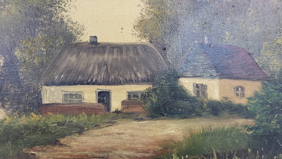 Image 1 of Schilderij Hst Gesigneerd Jacquet (Frankrijk)