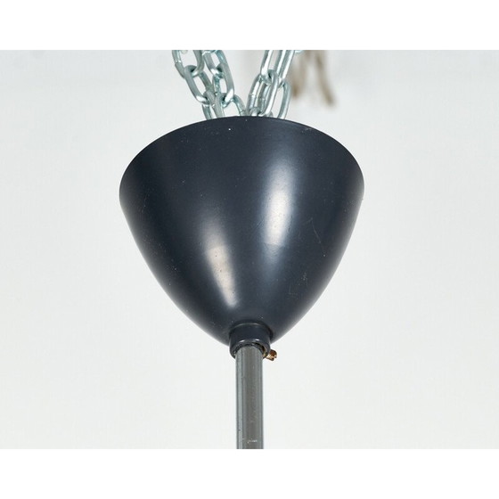 Image 1 of Vintage hanglamp met opaal glazen kap van Napako, Tsjecho-Slowakije 1960