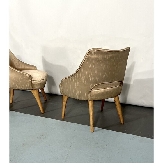 Image 1 of Paar vintage fauteuils, Italië 1950