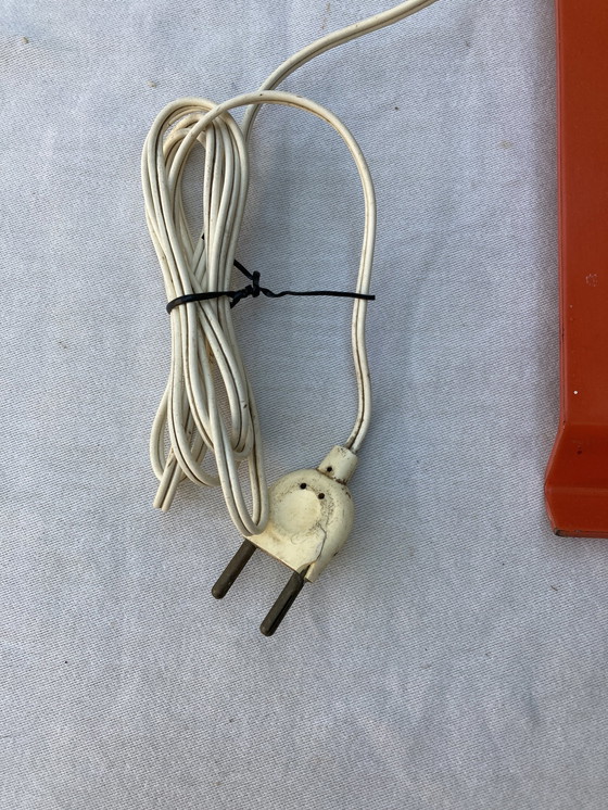 Image 1 of Bureaulamp, Oranje Ruimtetijdperk In hoogte verstelbaar