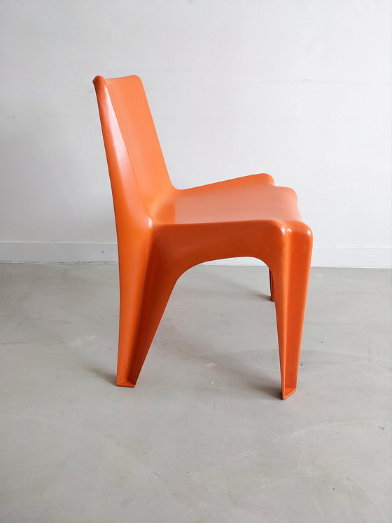 Image 1 of 4x Helmut Bätzner voor Bofinger 'BA 1171' stoelen uit 1960