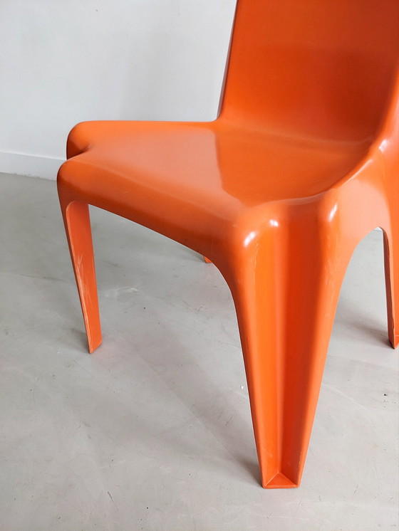 Image 1 of 4x Helmut Bätzner voor Bofinger 'BA 1171' stoelen uit 1960