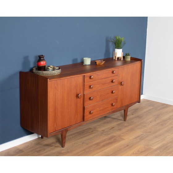 Image 1 of Vintage afromosia en teak dressoir van A.Younger