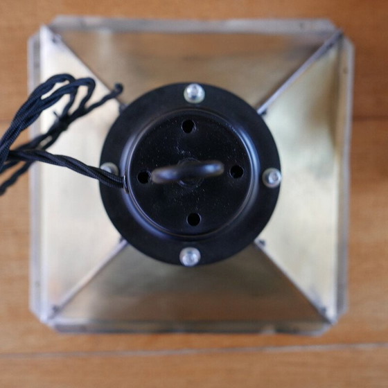Image 1 of Messing vintage Reflector hanglamp, Engeland 1950