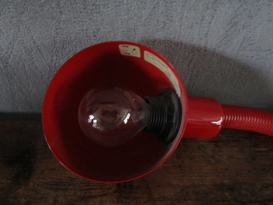 Image 1 of Rode Vintage Tafellamp Van Veneta Lumi, Italiaans 1970S