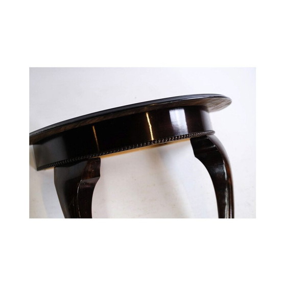 Image 1 of Vintage mahonie console tafel met parelrij, jaren 1860