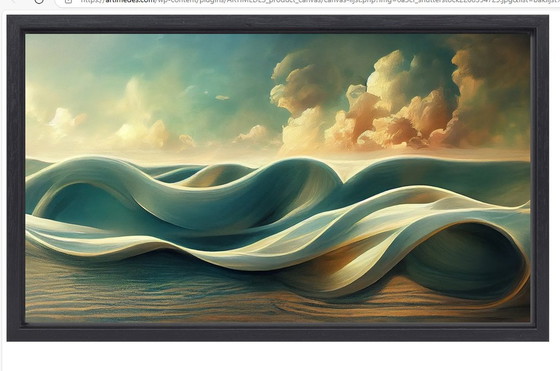 Image 1 of Salvador Dali ---Modern Waves   (Ingelijst)