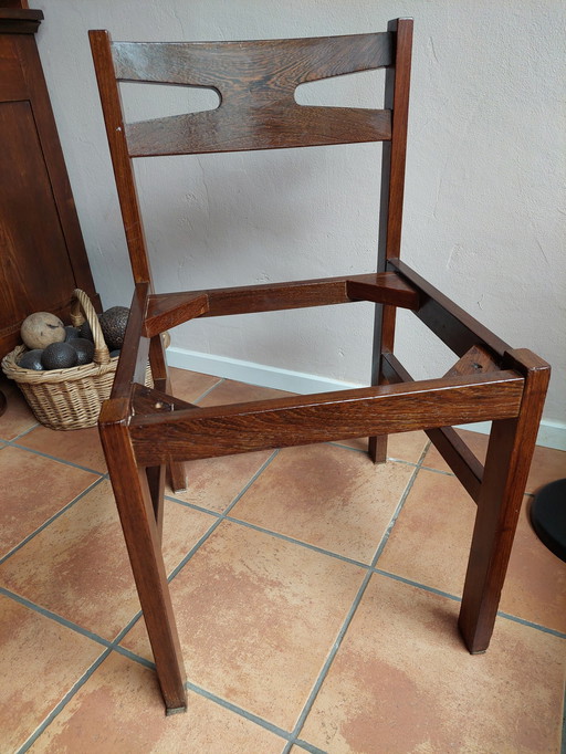 Wenge Houten 70Er Jaren Vintage Stoelen 