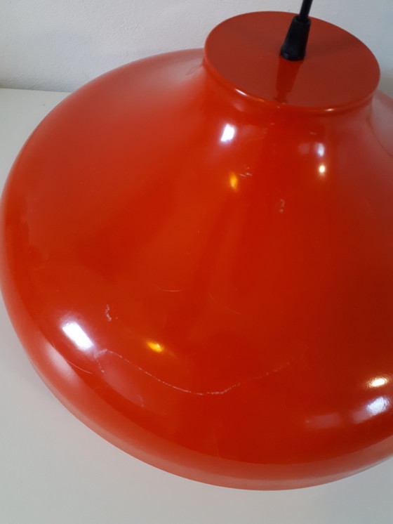 Image 1 of Vintage oranje hanglamp