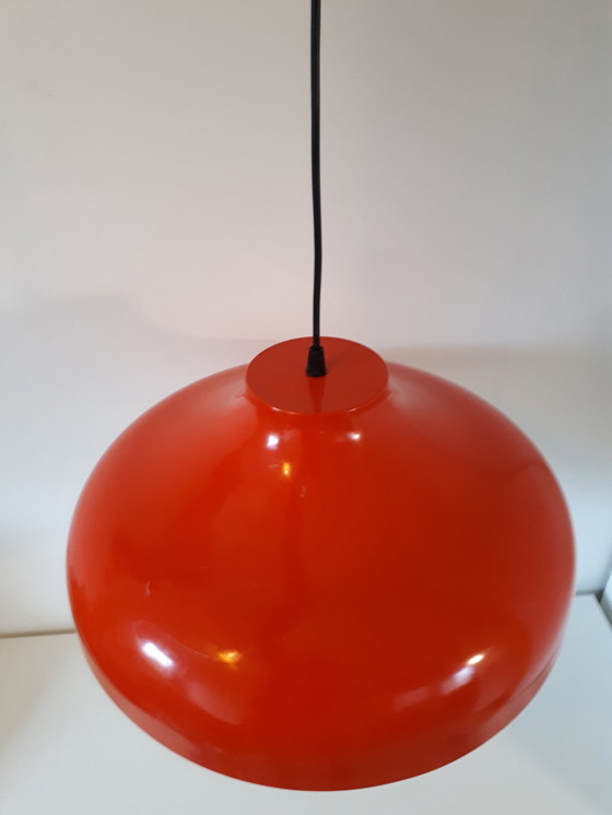 Image 1 of Vintage oranje hanglamp