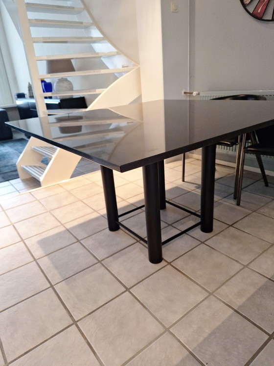 Image 1 of Arrben Italy Eetkamerstoelen Met Stenen Tafel